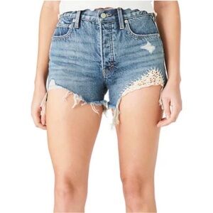 Lucky Brand Distressed Blue Jean Shorts
